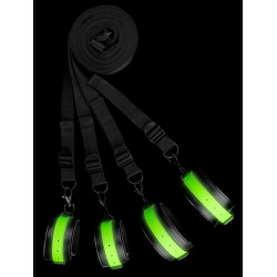Ouch! Glow Kit de restriction pour Lit phosphorescents Bed Bindings